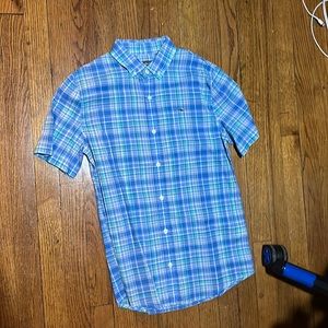 Vineyard Vines Boys Large Short Sleeve Dress Shirt